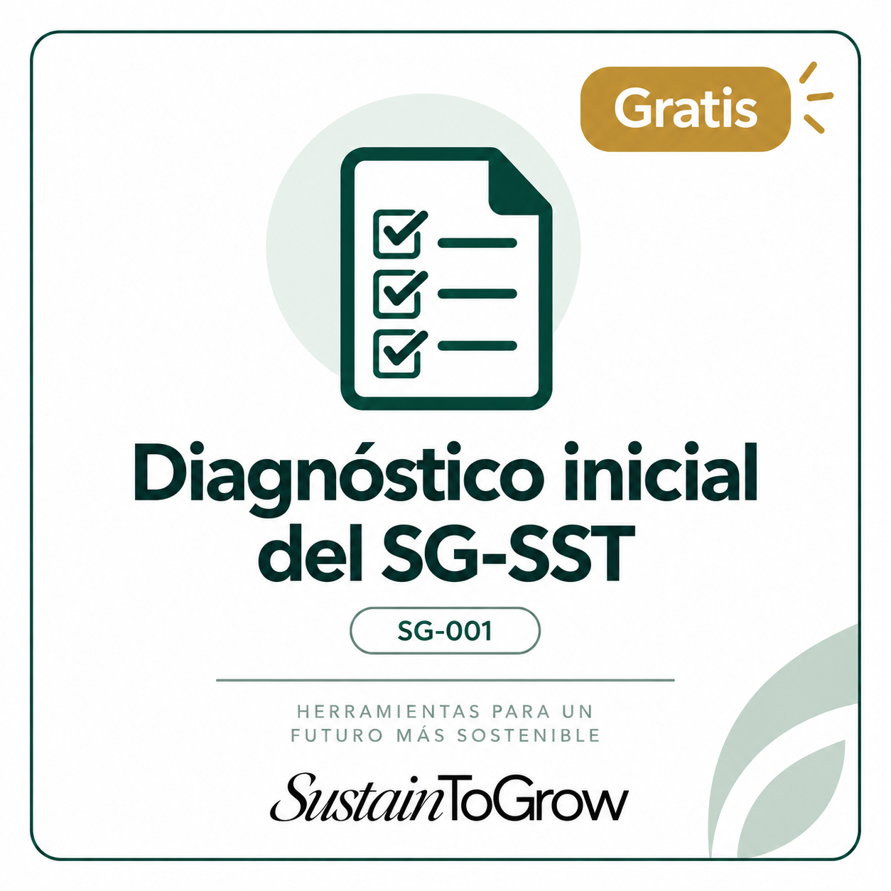 Diagnóstico inicial del SG-SST